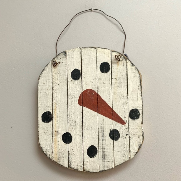 Rustic Wood Snowman - Picture 4 of 4